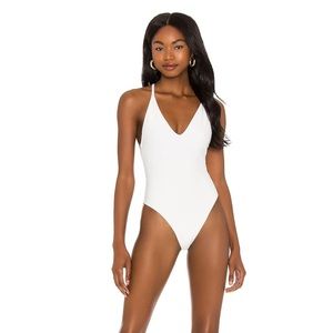 House of Harlow 1960 x Sofia Richie Lauren One Piece in White